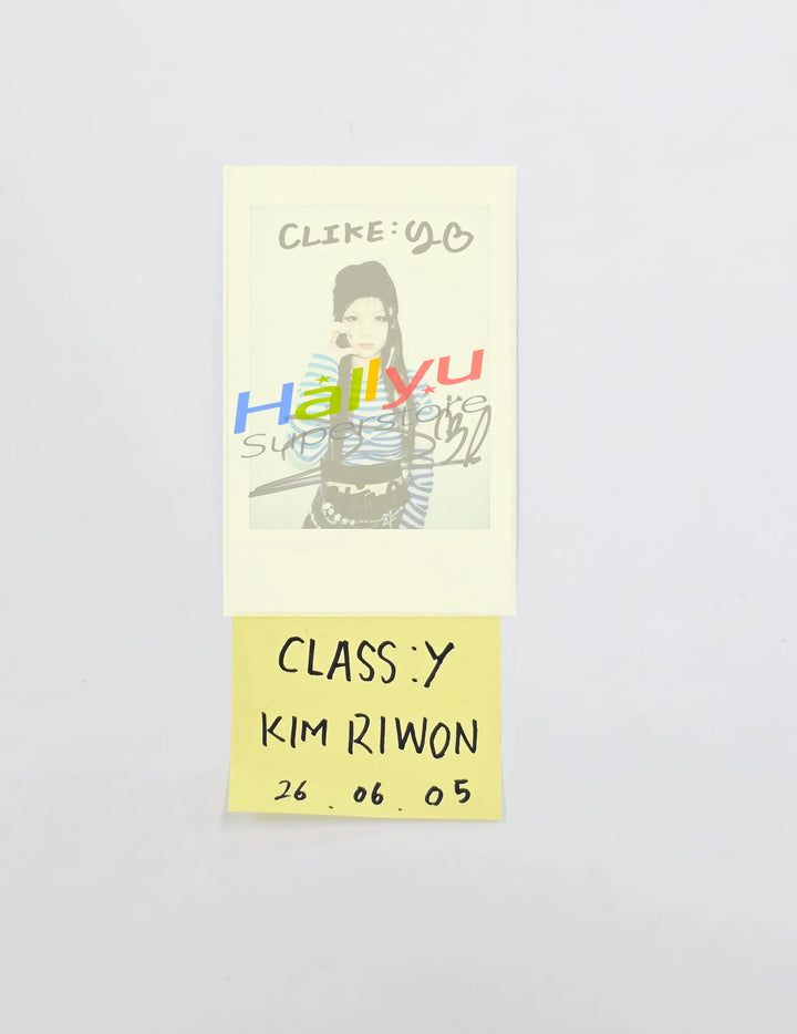 KIM RIWON (of CLASS:y) - Hand Autographed(Signed) Polaroid [26.06.05]