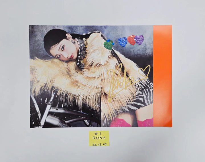 BABYMONSTER "WE GO UP" - Album A Cut Page From Fansign Event Album [26.06.05]