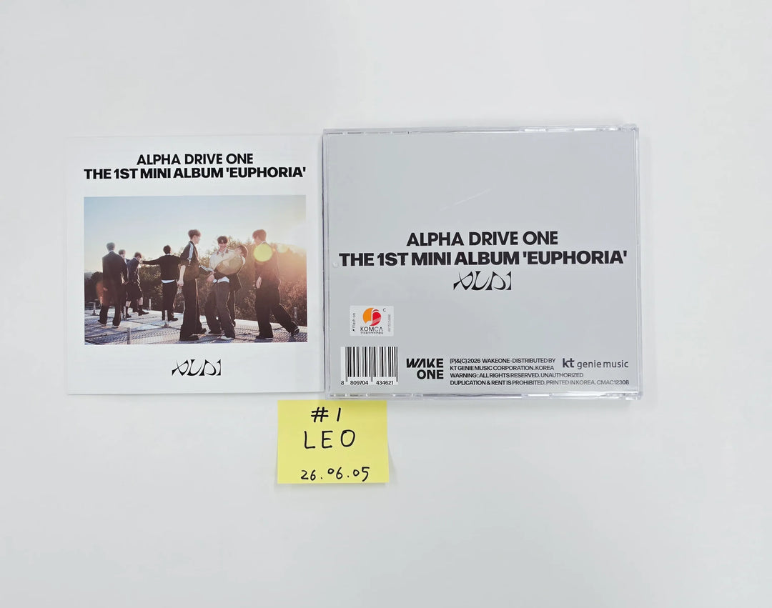 ALPHA DRIVE ONE "EUPHORIA" - Hand Autographed(Signed) Album [26.06.05]