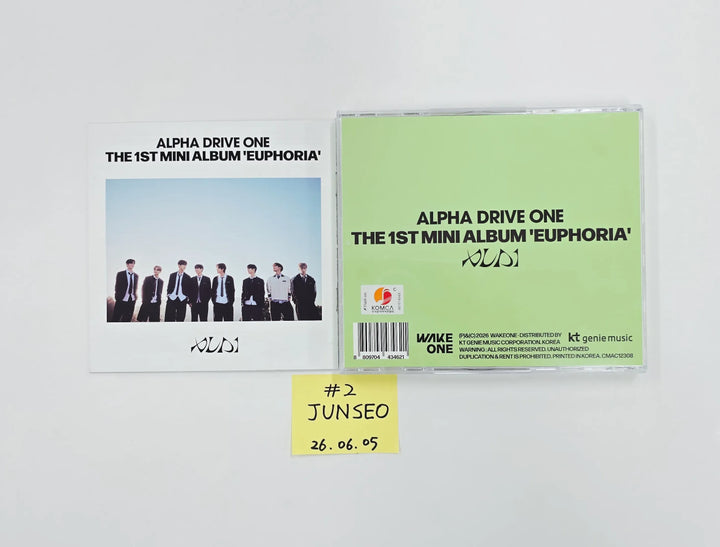 ALPHA DRIVE ONE "EUPHORIA" - Hand Autographed(Signed) Album [26.06.05]