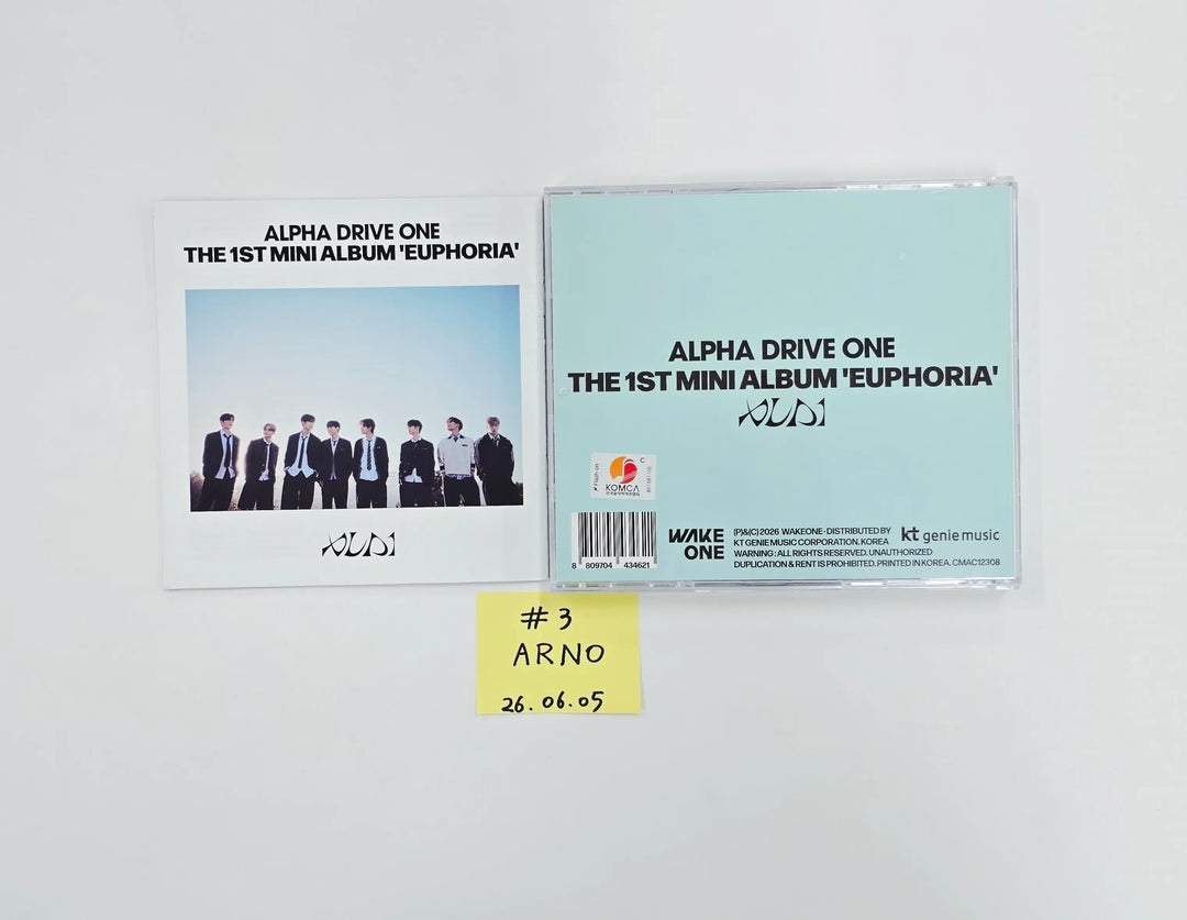 ALPHA DRIVE ONE "EUPHORIA" - Hand Autographed(Signed) Album [26.06.05]