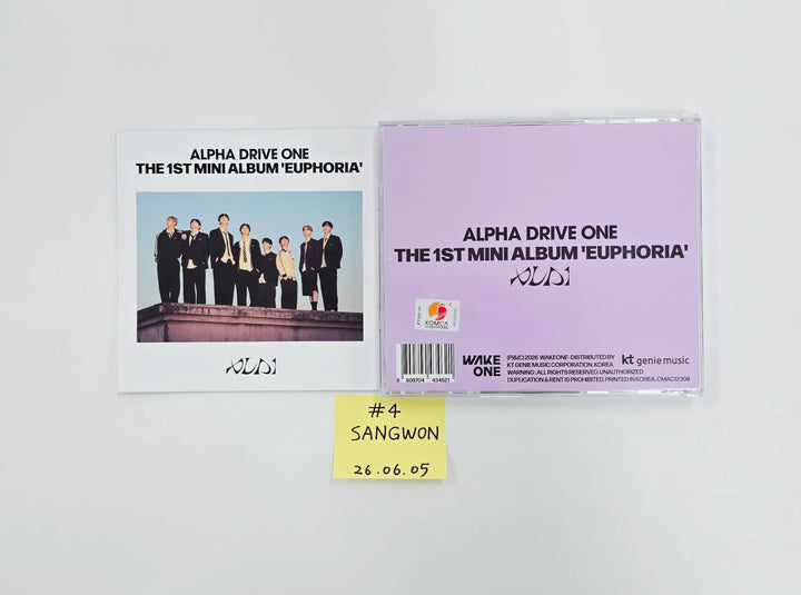 ALPHA DRIVE ONE "EUPHORIA" - Hand Autographed(Signed) Album [26.06.05]