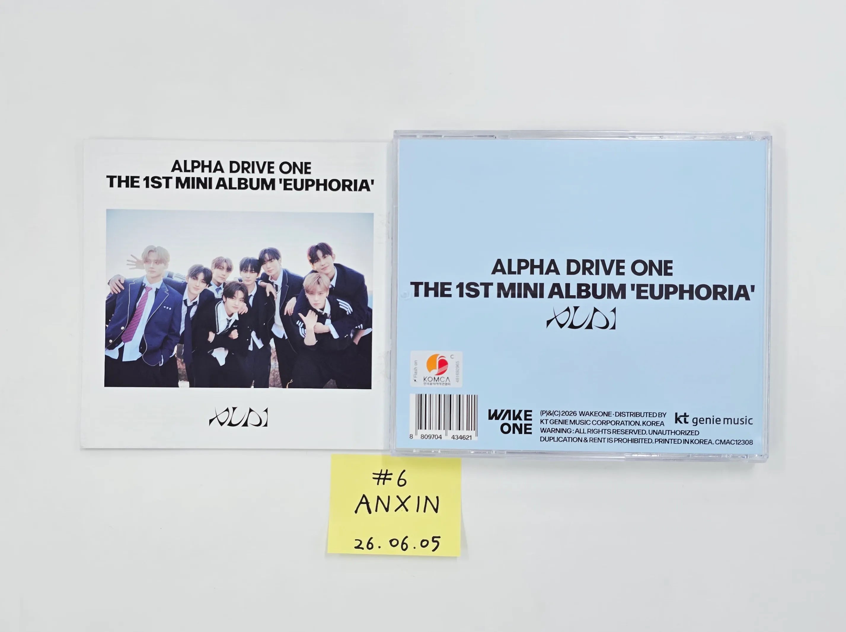 ★直筆サインCD&報道資料◆ALPHA DRIVE ONE◆EUPHORIA ALPHA DRIVE ONE 