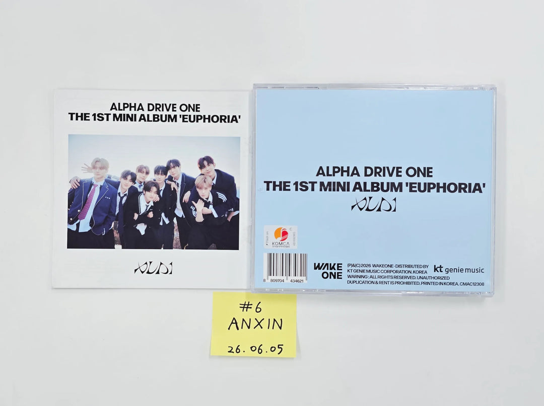 ALPHA DRIVE ONE "EUPHORIA" - Hand Autographed(Signed) Album [26.06.05]