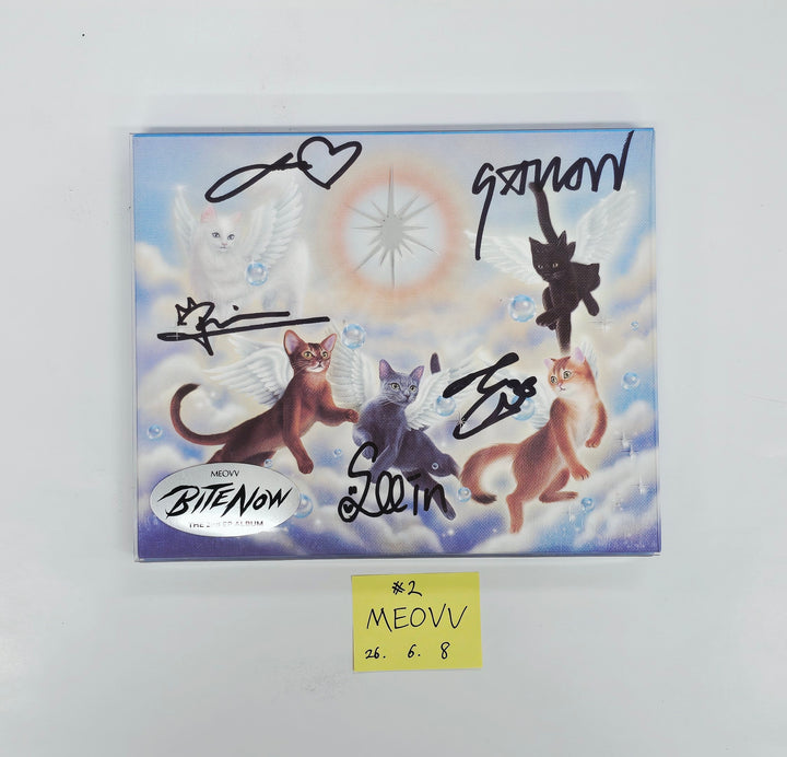 MEOVV "BITE NOW"  - Hand Autographed(Signed) Promo Album [26.06.08]