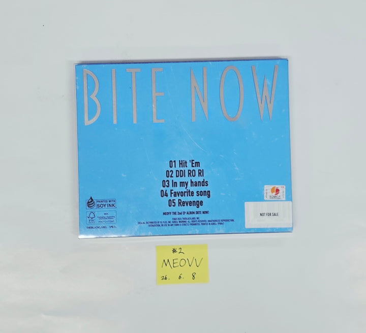 MEOVV "BITE NOW"  - Hand Autographed(Signed) Promo Album [26.06.08]