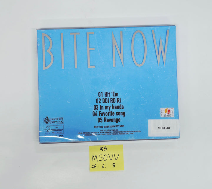 MEOVV "BITE NOW"  - Hand Autographed(Signed) Promo Album [26.06.08]