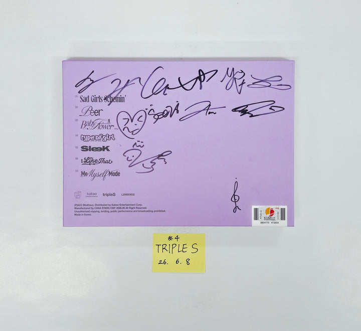 TripleS "LOVE&amp;POP pt.1" - Hand Autographed(Signed) Promo Album [26.06.08]