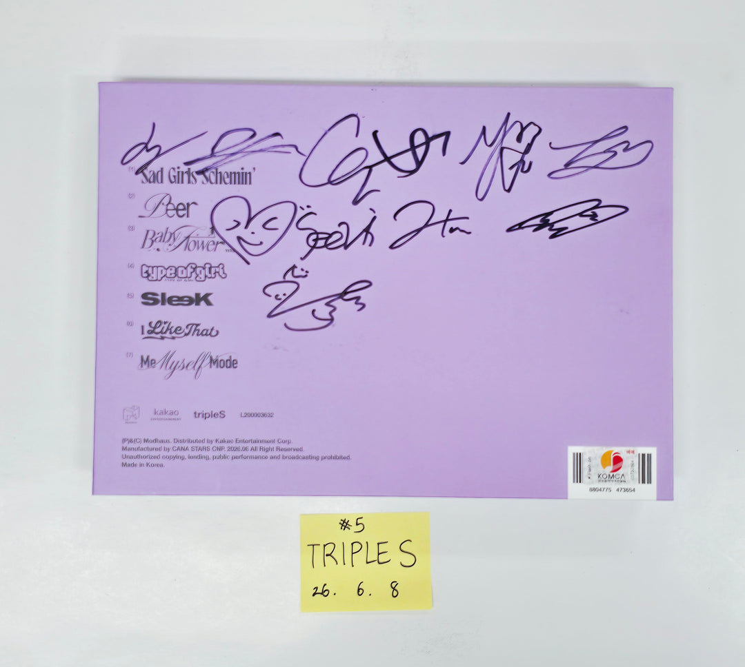 TripleS "LOVE&amp;POP pt.1" - Hand Autographed(Signed) Promo Album [26.06.08]