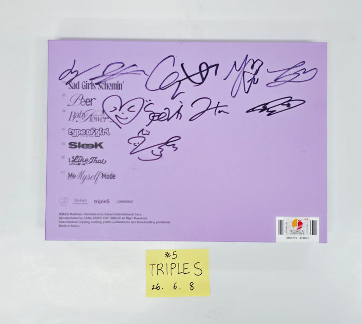 TripleS "LOVE&amp;POP pt.1" - Hand Autographed(Signed) Promo Album [26.06.08]