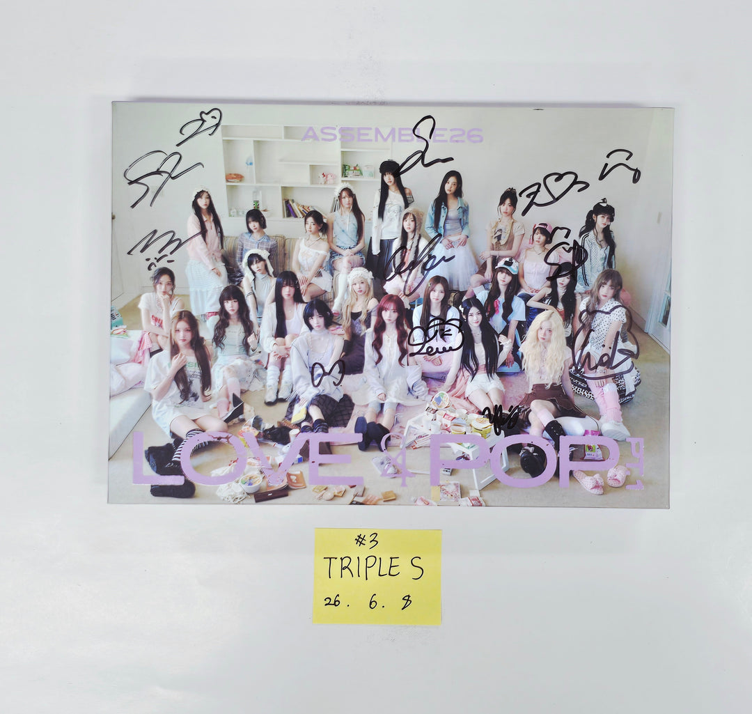 TripleS "LOVE&amp;POP pt.1" - Hand Autographed(Signed) Promo Album [26.06.08]