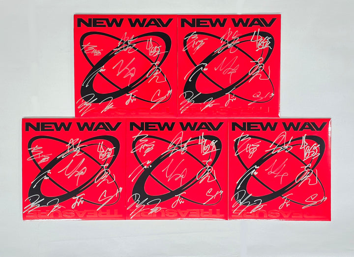 TREASURE "NEW WAV" - Hand Autograhped(Signed) Promo Album [26.06.08]