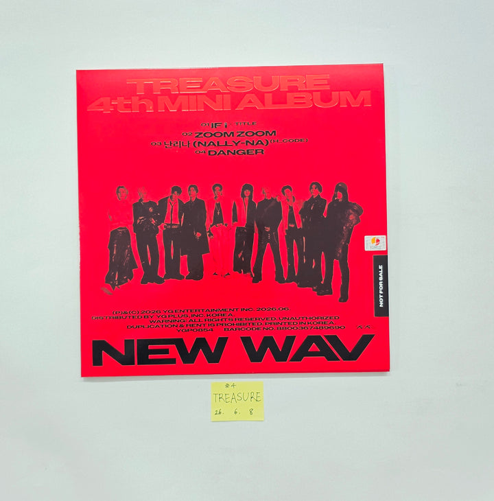 TREASURE "NEW WAV" - Hand Autograhped(Signed) Promo Album [26.06.08]