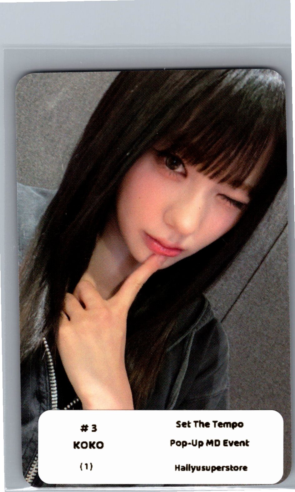 IZNA "SET THE TEMPO" - POP-UP Store Official MD Event Photocard [26.06.09]