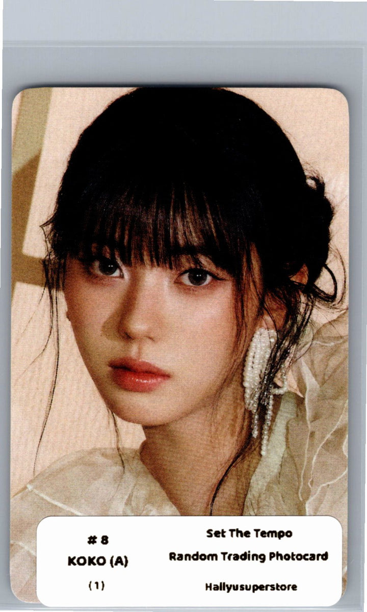 IZNA "SET THE TEMPO" - POP-UP Store Random Trading Photocard (A Ver.) [26.06.09]