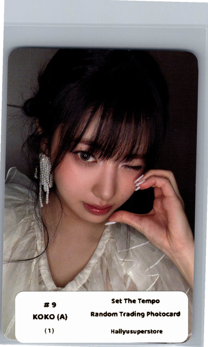 IZNA "SET THE TEMPO" - POP-UP Store Random Trading Photocard (A Ver.) [26.06.09]