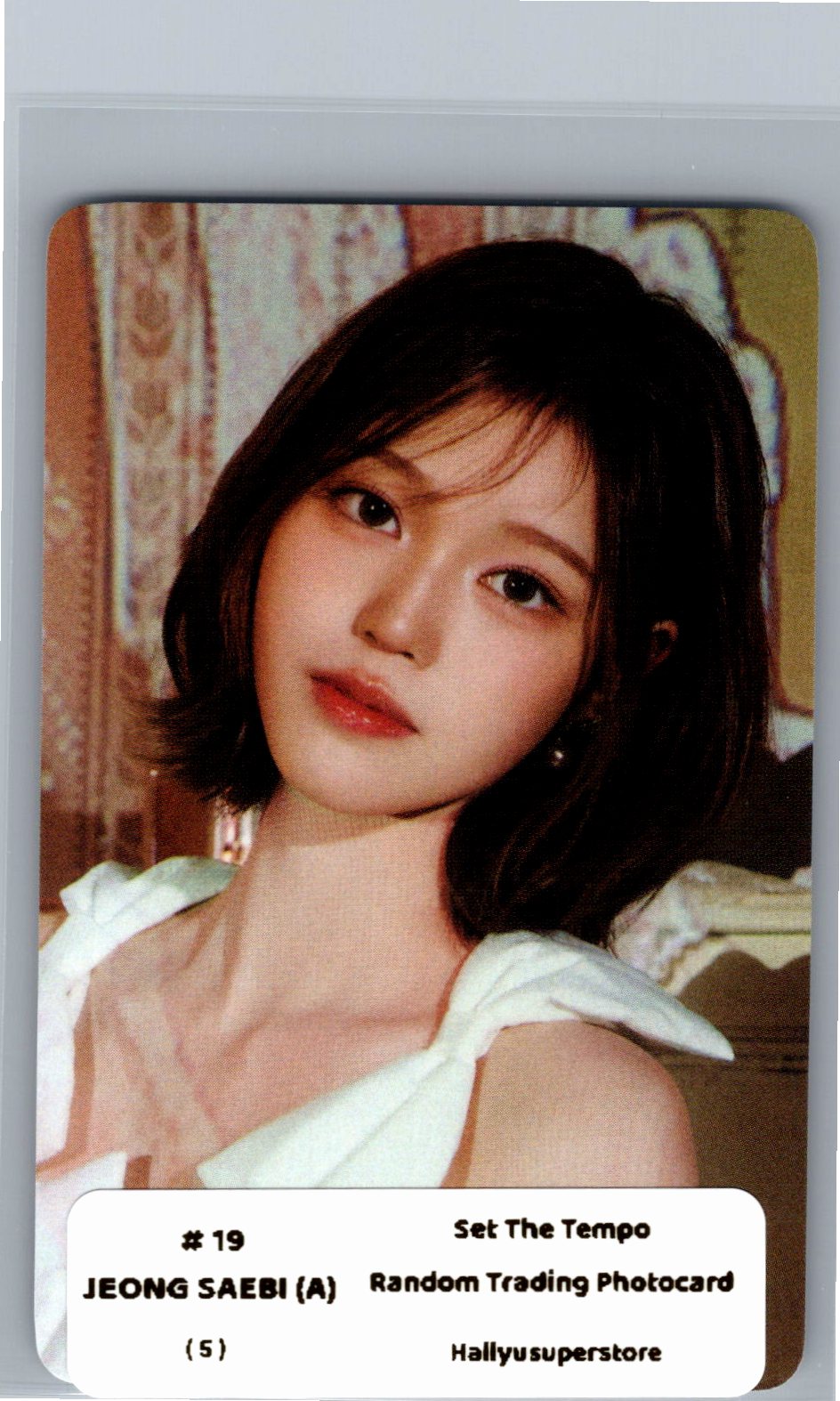 IZNA "SET THE TEMPO" - POP-UP Store Random Trading Photocard (A Ver.) [26.06.09]