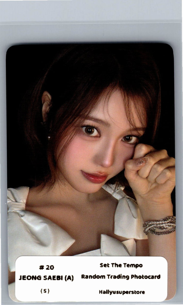IZNA "SET THE TEMPO" - POP-UP Store Random Trading Photocard (A Ver.) [26.06.09]