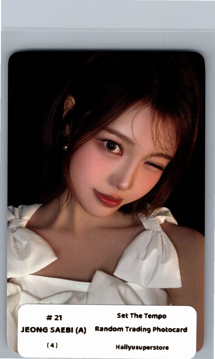 IZNA "SET THE TEMPO" - POP-UP Store Random Trading Photocard (A Ver.) [26.06.09]