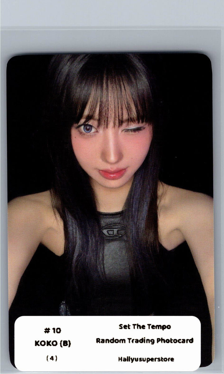 IZNA "SET THE TEMPO" - POP-UP Store Random Trading Photocard (B Ver.) [26.06.09]