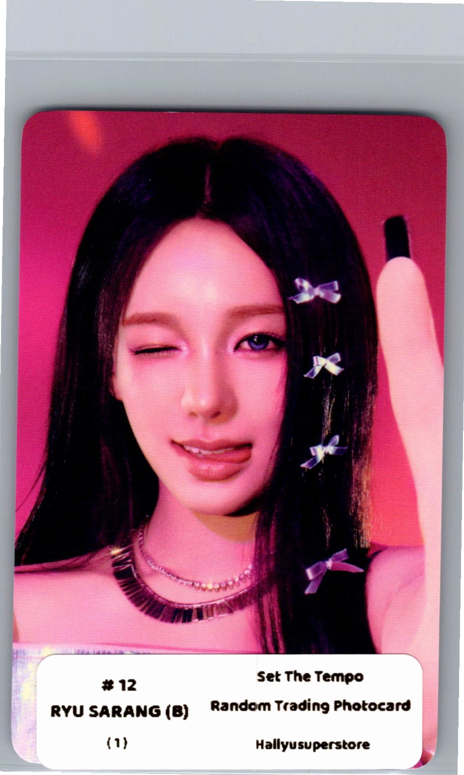 IZNA "SET THE TEMPO" - POP-UP Store Random Trading Photocard (B Ver.) [26.06.09]