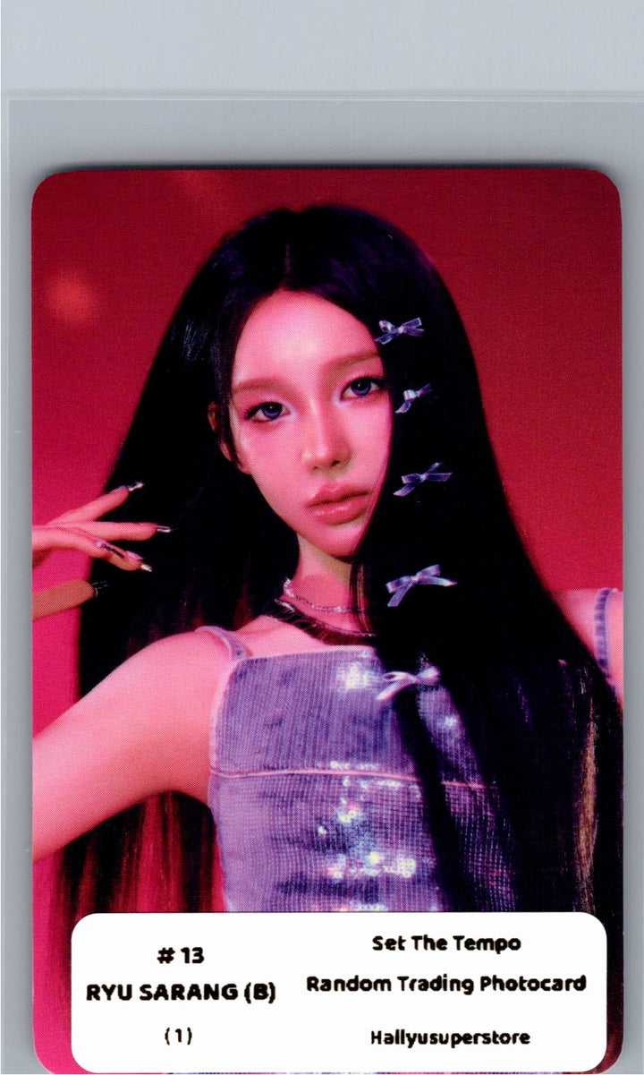 IZNA "SET THE TEMPO" - POP-UP Store Random Trading Photocard (B Ver.) [26.06.09]