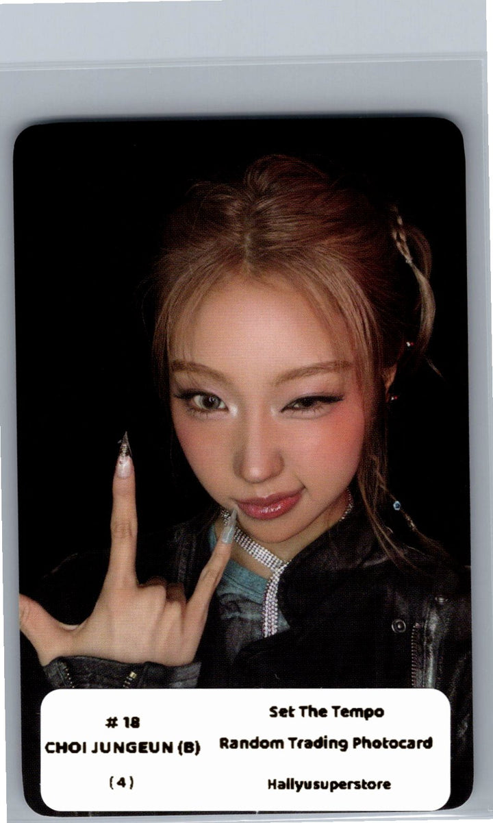 IZNA "SET THE TEMPO" - POP-UP Store Random Trading Photocard (B Ver.) [26.06.09]