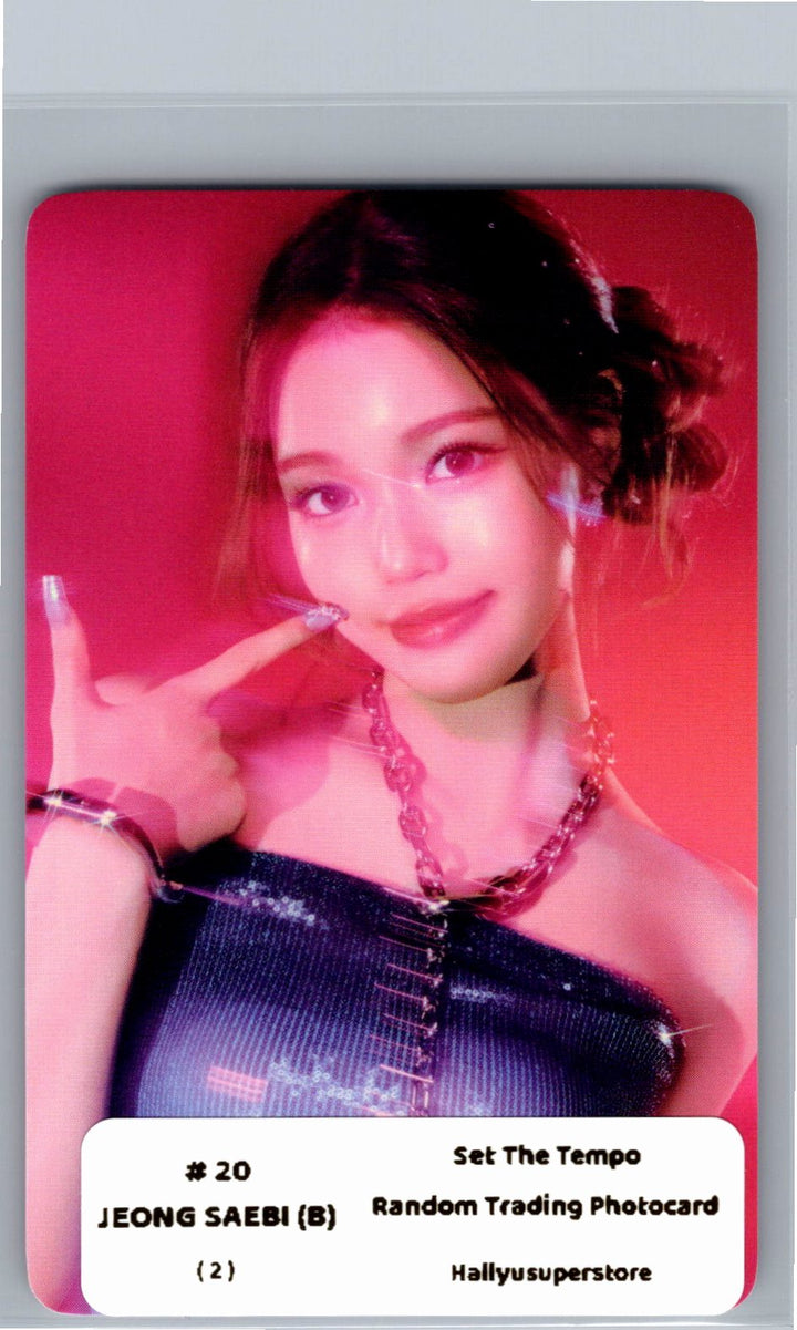 IZNA "SET THE TEMPO" - POP-UP Store Random Trading Photocard (B Ver.) [26.06.09]