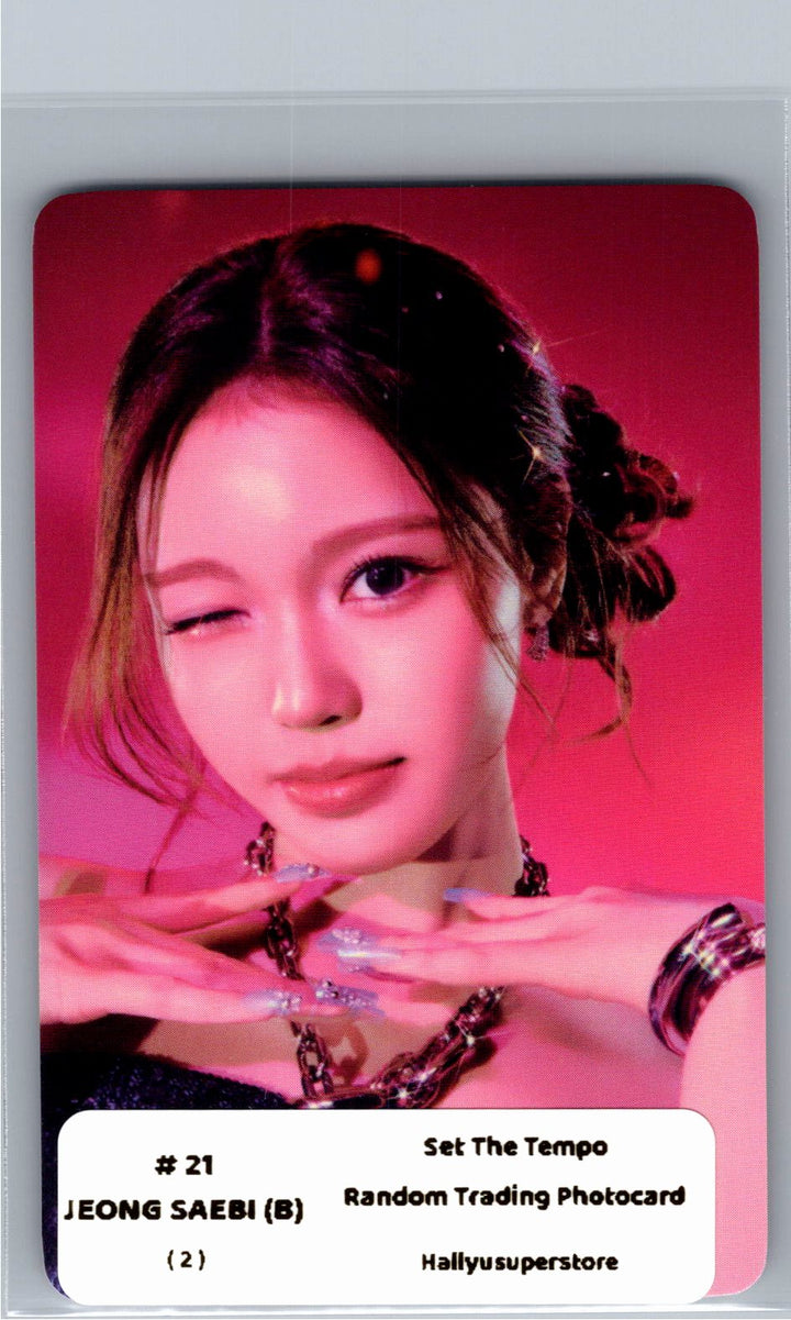 IZNA "SET THE TEMPO" - POP-UP Store Random Trading Photocard (B Ver.) [26.06.09]