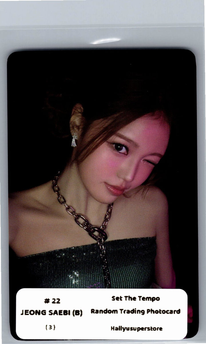 IZNA "SET THE TEMPO" - POP-UP Store Random Trading Photocard (B Ver.) [26.06.09]