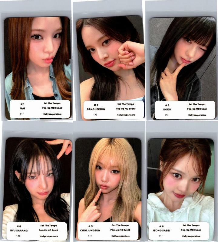 IZNA "SET THE TEMPO" - POP-UP Store Official MD Event Photocard [26.06.09]