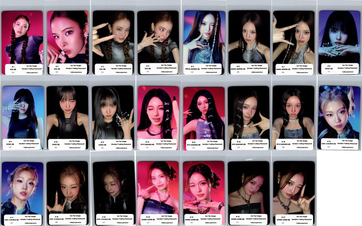 IZNA "SET THE TEMPO" - POP-UP Store Random Trading Photocard (B Ver.) [26.06.09]