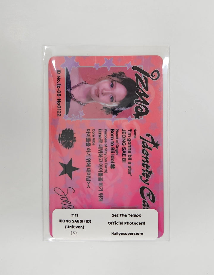 IZNA "SET THE TEMPO" - Official Photocard (UNIT Ver.) [26.06.09]