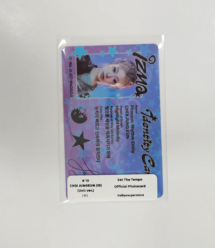 IZNA "SET THE TEMPO" - Official Photocard (UNIT Ver.) [26.06.09]
