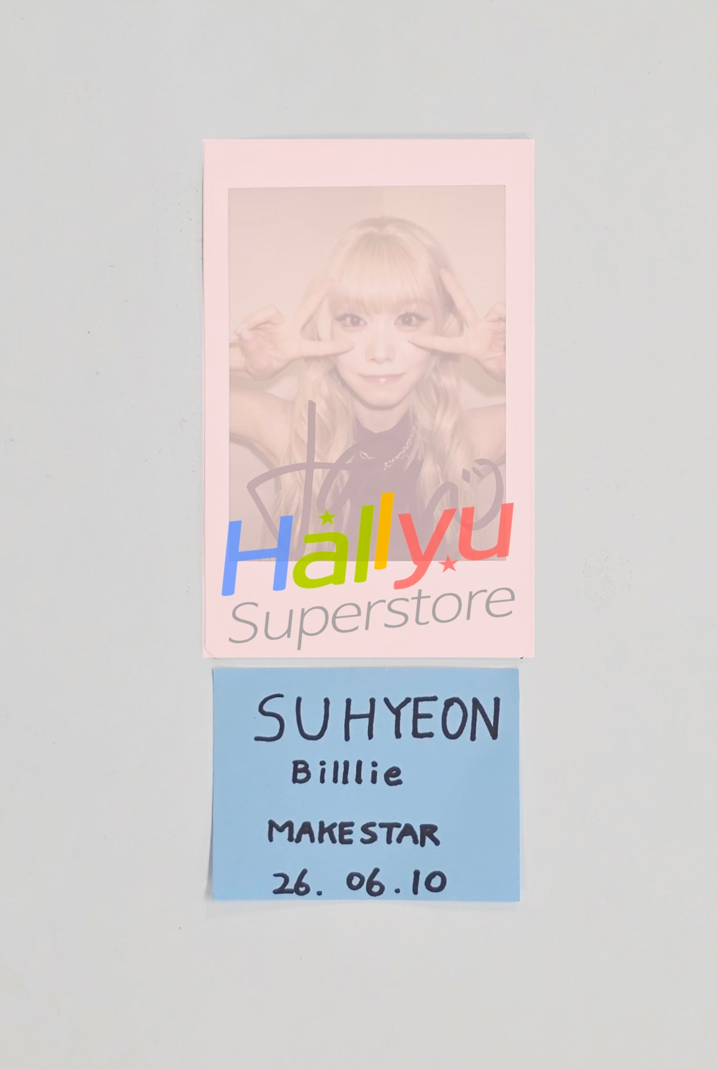 billlie ション スヨン サイン チェキ ポラ Billlie - HALLYUSUPERSTORE