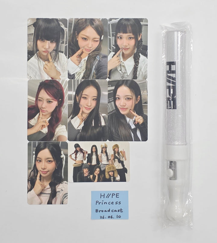 H//PE Princess - Broadcast Photocard Set (9ea) + Light Stick [26.06.10]