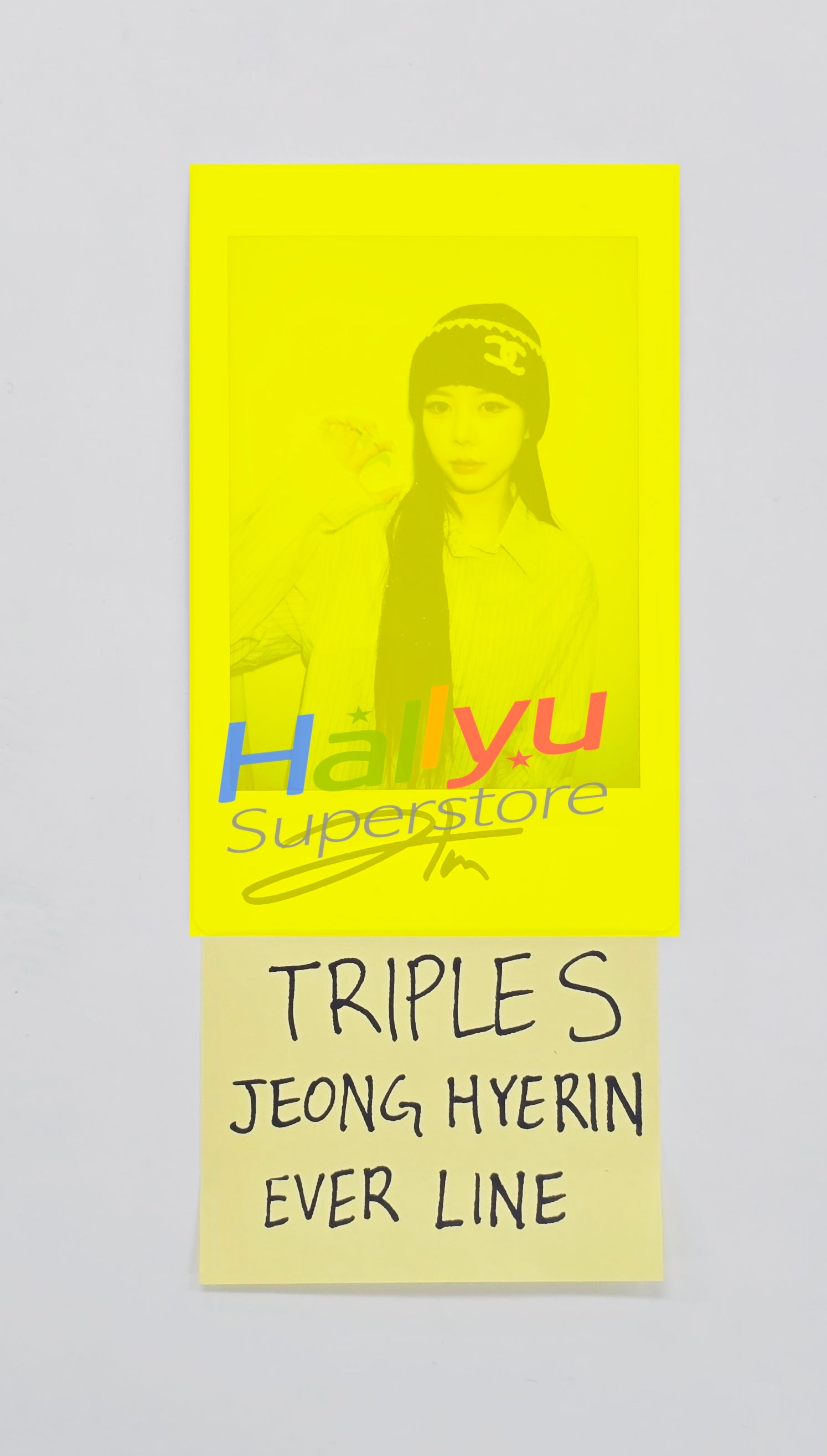 ♡ tripleS ユビン vv 直筆サイン入り ポラロイド チェキ ♡ TripleS - HALLYUSUPERSTORE