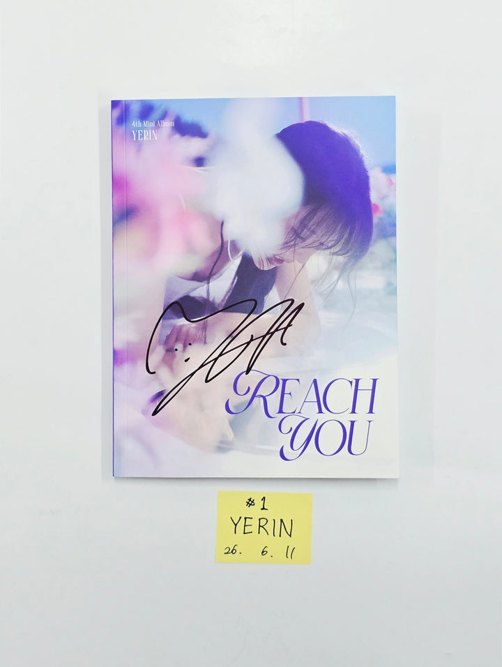 YERIN (of GFRIEND) "REACH YOU" - Hand Autographed(Signed) Promo Album [26.06.11]