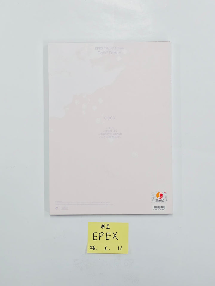 EPEX "소화(韶華) : Epilogue" - Hand Autographed(Signed) Promo Album [26.06.11]