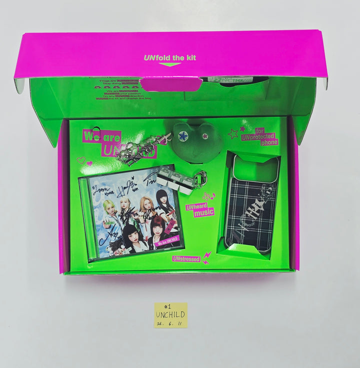 UNCHILD “We Are UNCHILD” - Hand Autographed(Signed) Promo Album Kit [26.06.11]