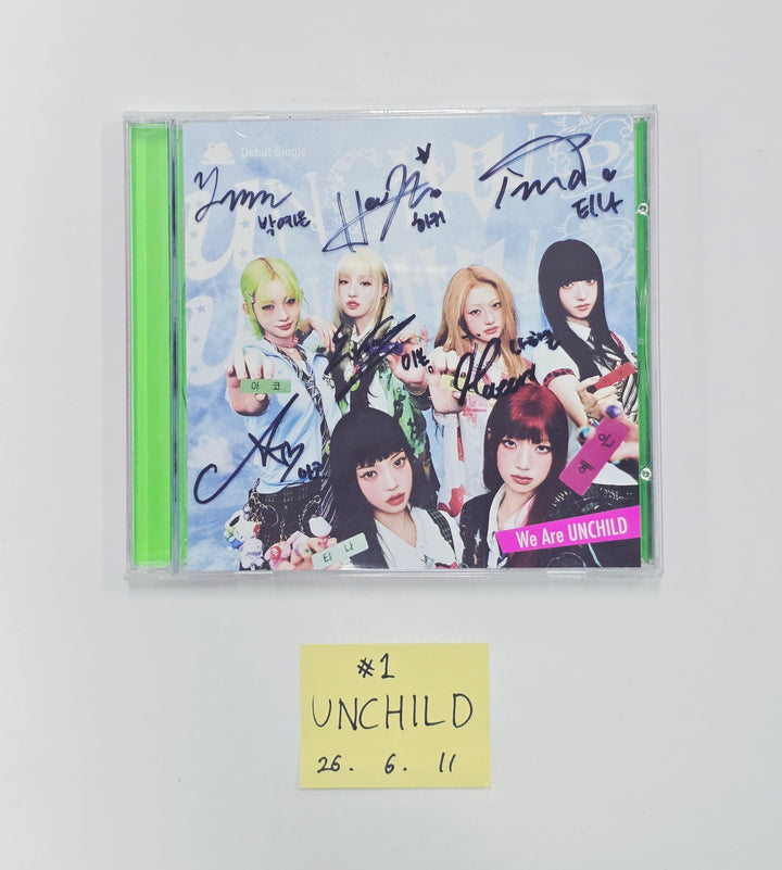 UNCHILD “We Are UNCHILD” - Hand Autographed(Signed) Promo Album Kit [26.06.11]