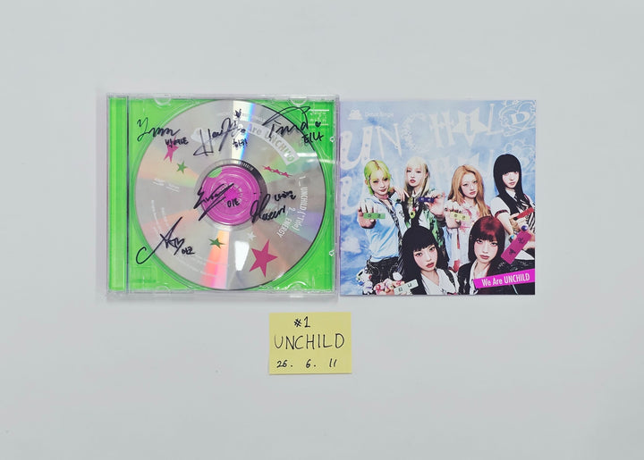 UNCHILD “We Are UNCHILD” - Hand Autographed(Signed) Promo Album Kit [26.06.11]
