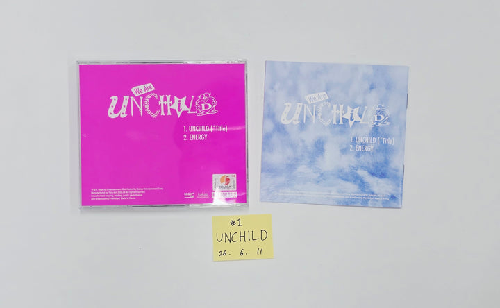 UNCHILD “We Are UNCHILD” - Hand Autographed(Signed) Promo Album Kit [26.06.11]