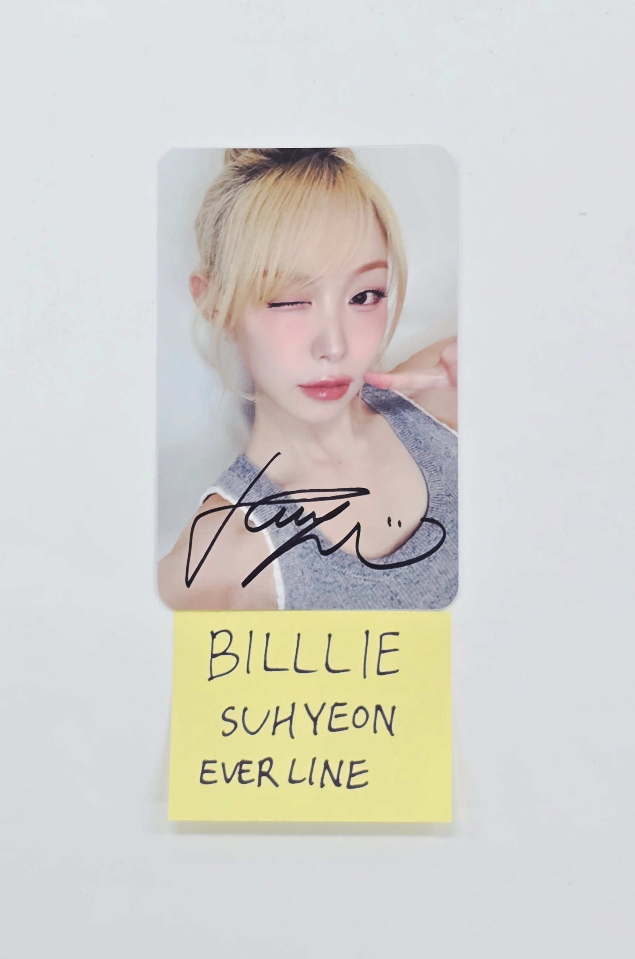 UNIS SWICY hellolive 4/18 サイン ソウォン ポラロイド New Items - HALLYUSUPERSTORE