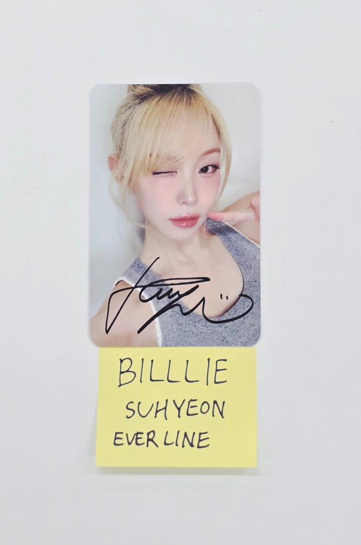SUHYEON (of Billlie) "the collective soul and unconscious: chapter two" - Hand Autographed(Signed) Photocard [26.06.12]