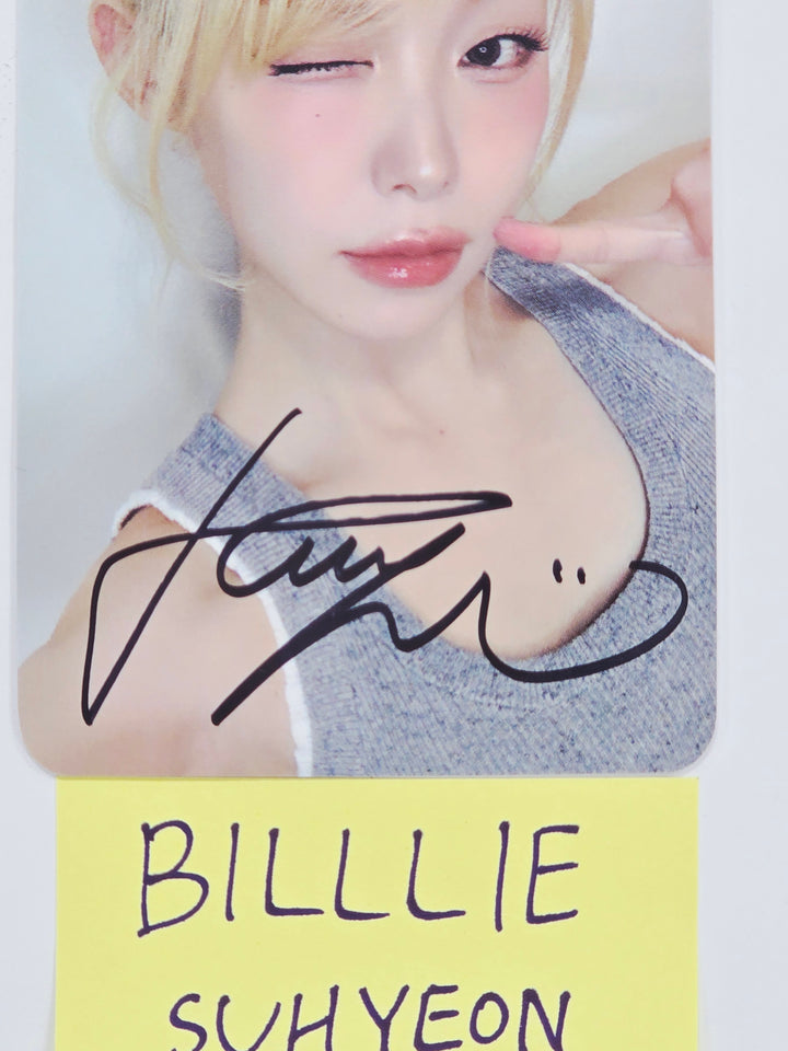 SUHYEON (of Billlie) "the collective soul and unconscious: chapter two" - Hand Autographed(Signed) Photocard [26.06.12]
