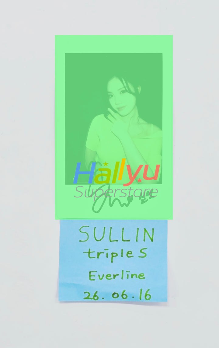 SULLIN (of TripleS) - Hand Autographed(Signed) Polaroid [26.06.16]