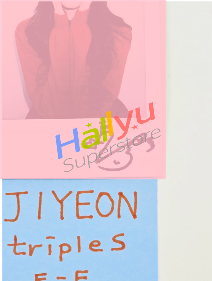 JiYeon (of TripleS) - Hand Autographed(Signed) Polaroid [26.06.16]