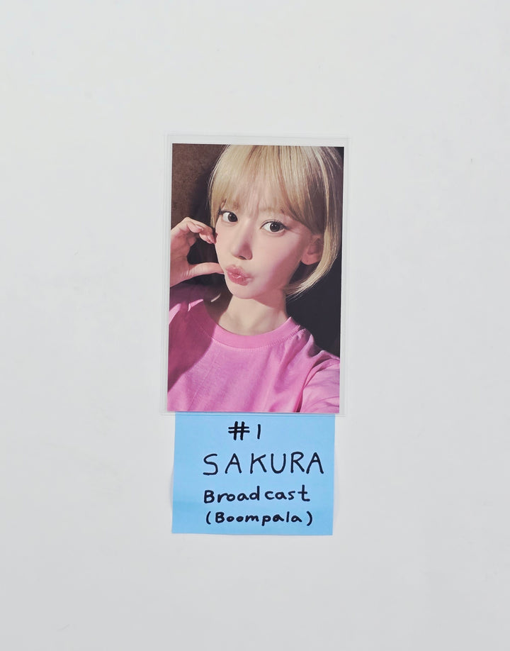 LE SSERAFIM "PUREFLOW pt.2" - BOOMPALA Broadcast Photocard [26.06.16]