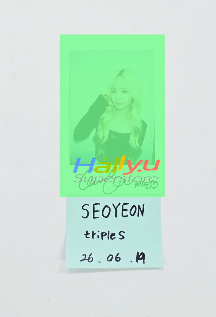 SEOYEON (of TripleS) - Hand Autographed(Signed) Polaroid [26.06.19]